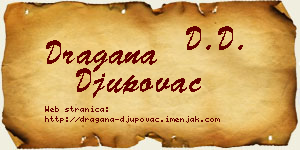 Dragana Đupovac vizit kartica